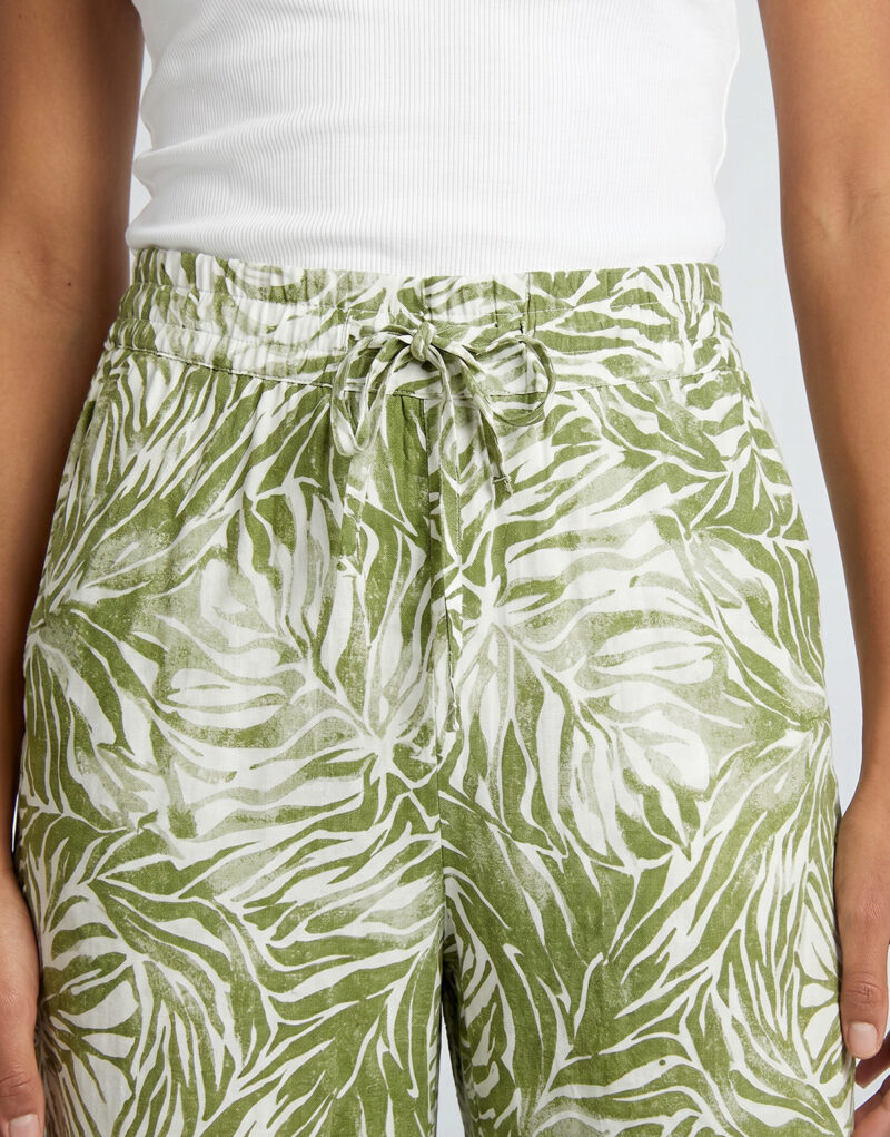 Soft trousers / Knickerbockers Deeluxe SAMI PA W m+ Khaki Soft Trousers / Women's Knickerbockers - 5