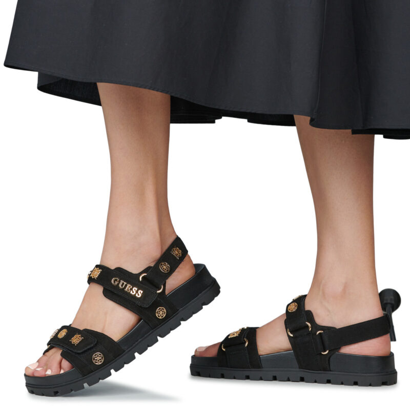 Guess FLORIZI Nero Sandali bassi Donna - 8