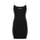Kurzes Kleid Guess GJ EMBRO RINGER Schwarze kurze Kleider Damen - 1