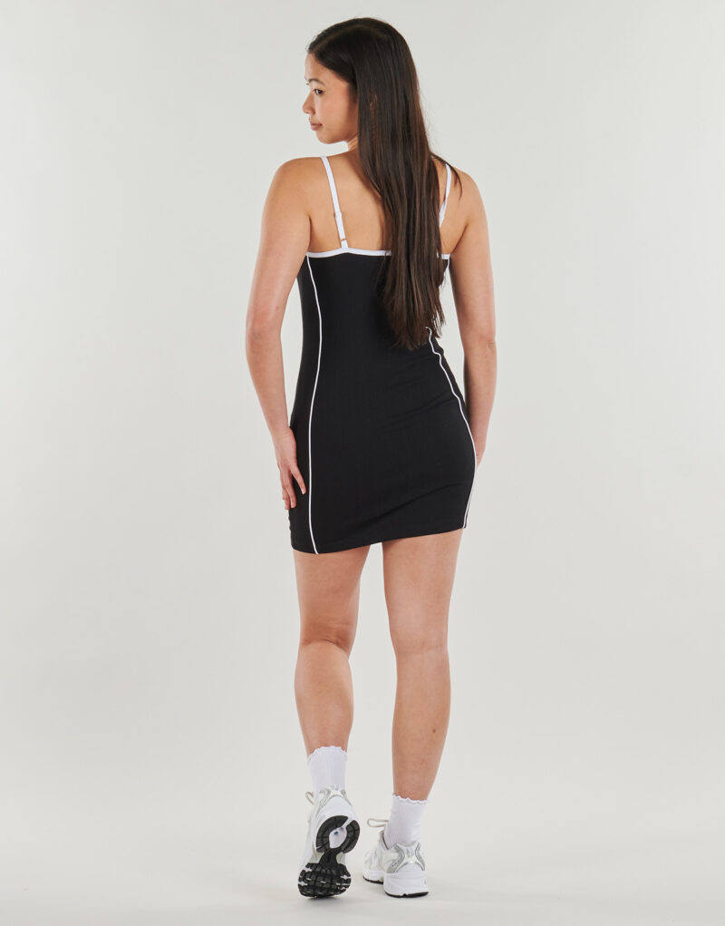Kurzes Kleid Guess GJ EMBRO RINGER Schwarze kurze Kleider Damen - 4