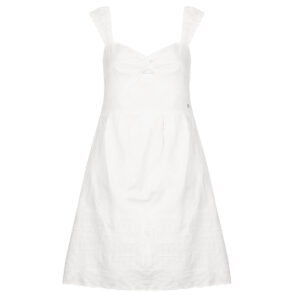 Abito corto  Guess  SS STELLA EMBROIDERY MINI  Bianco -  Abiti corti Donna