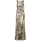 Kleiden Guess SL SERAFINA MESH LANGES, mehrfarbiges langes Damenkleid - 1