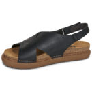 Art RHODES Black Flat Sandals Women - 4