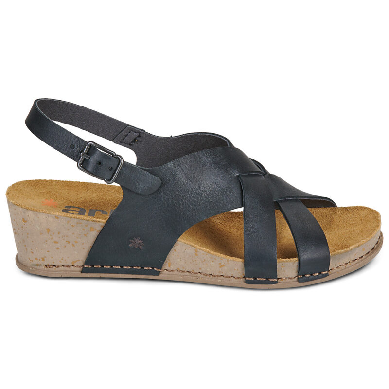 Art I LIVE Black Wedge Sandals Women - 2