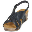 Art I LIVE Black Wedge Sandals Women - 3