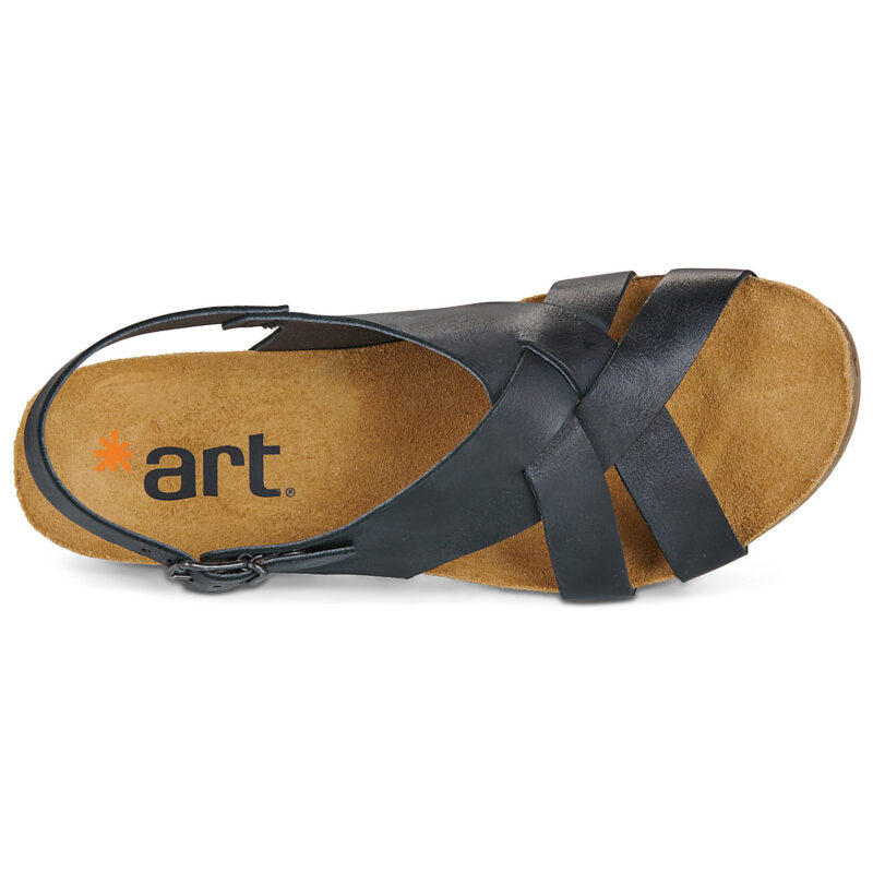Art I LIVE Black Wedge Sandals Women - 6