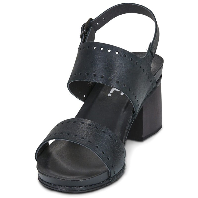 Art I WISH Black Heeled Sandals Women - 3
