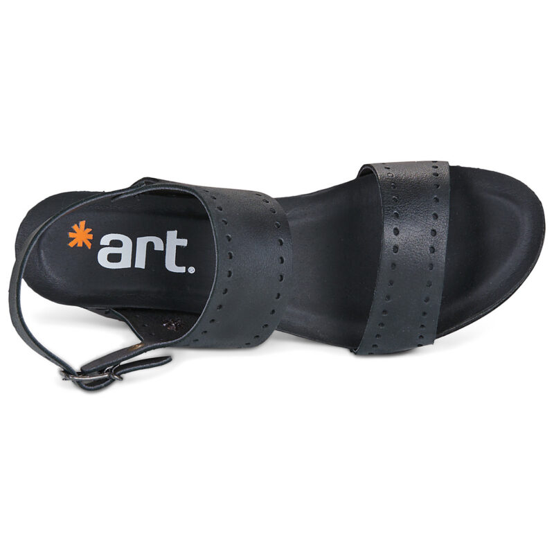 Art I WISH Black Heeled Sandals Women - 6