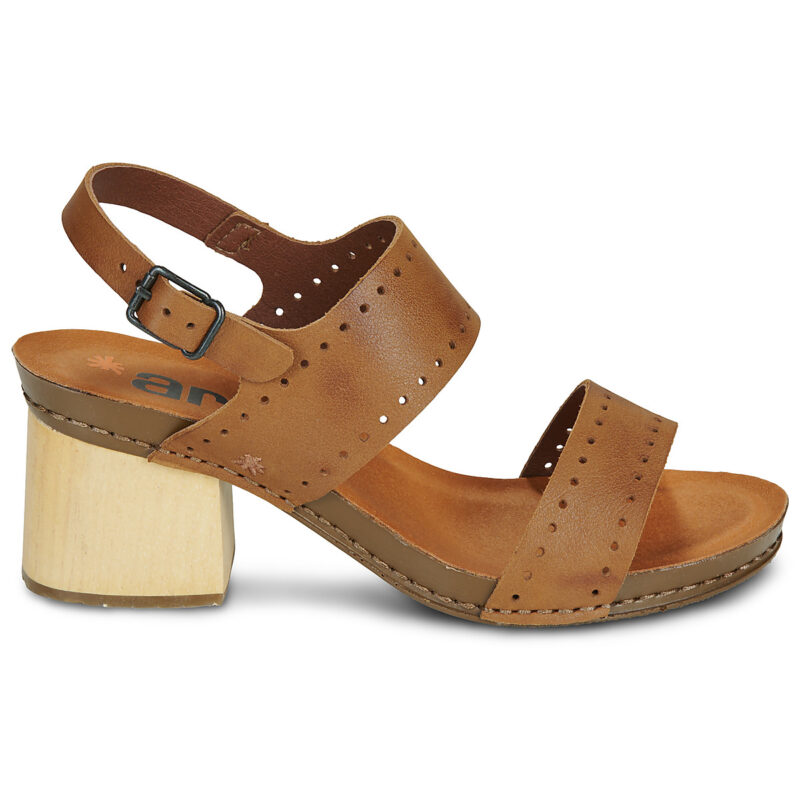 Art I WISH Brown Heeled Sandals Women - 2