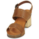 Art I WISH Brown Heeled Sandals Women - 3