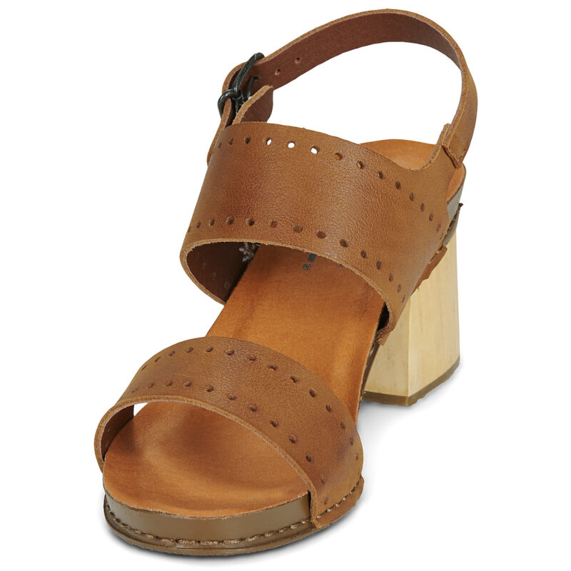 Art I WISH Brown Heeled Sandals Women - 3