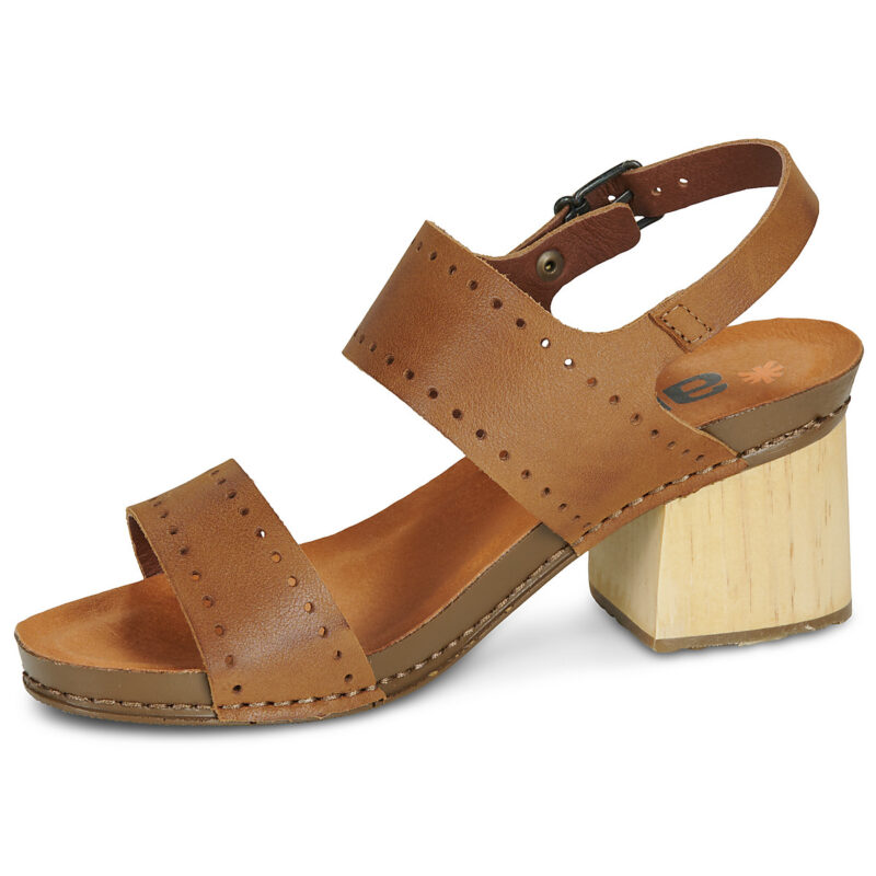 Art I WISH Brown Heeled Sandals Women - 4