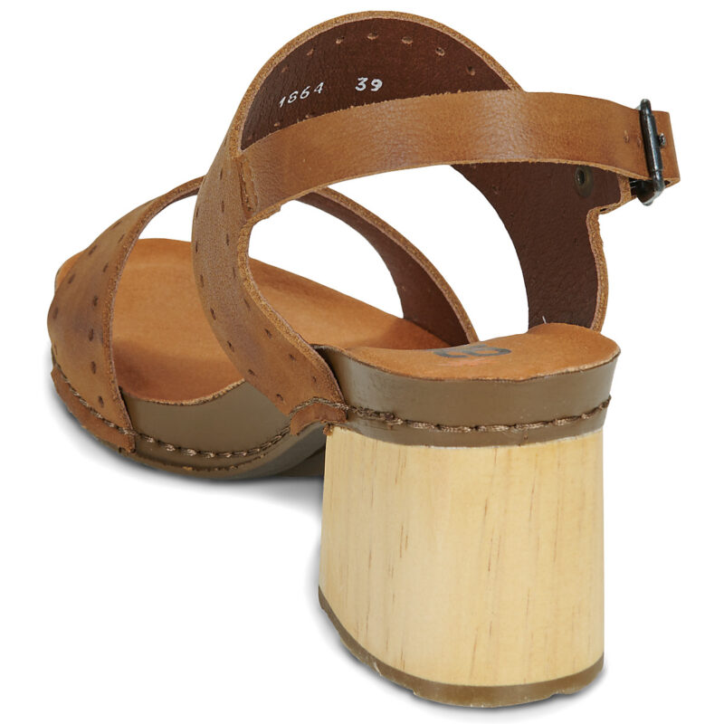 Art I WISH Brown Heeled Sandals Women - 5
