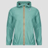 giacca a vento K-Way LE VRAI 4.0 CLAUDE 100% NYLON RECYCLED Verde giacca a vento Donna