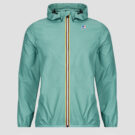 giacca a vento K-Way LE VRAI 4.0 CLAUDE 100% NYLON RECYCLED Verde giacca a vento Donna - 1