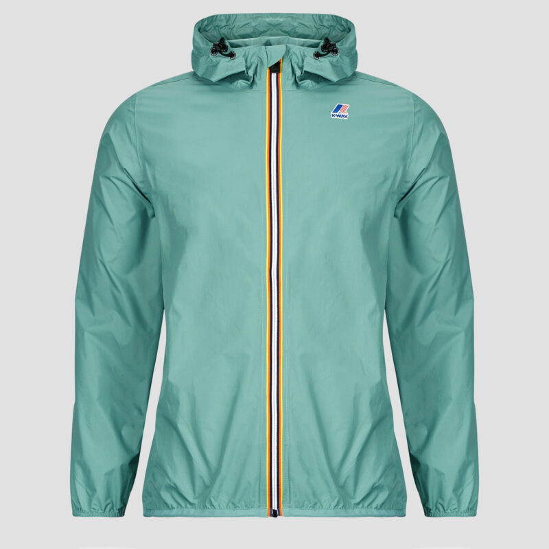 giacca a vento K-Way LE VRAI 4.0 CLAUDE 100% NYLON RECYCLED Verde giacca a vento Donna - 1