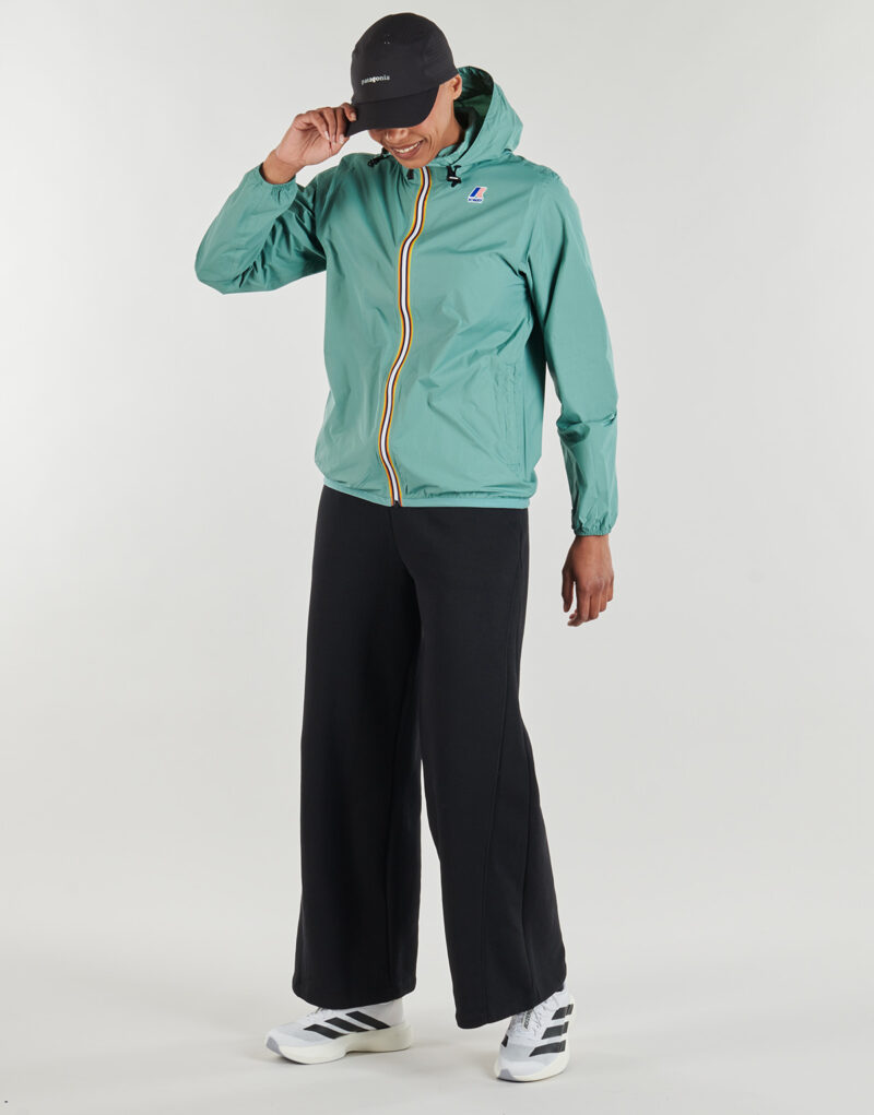giacca a vento K-Way LE VRAI 4.0 CLAUDE 100% NYLON RECYCLED Verde giacca a vento Donna - 4