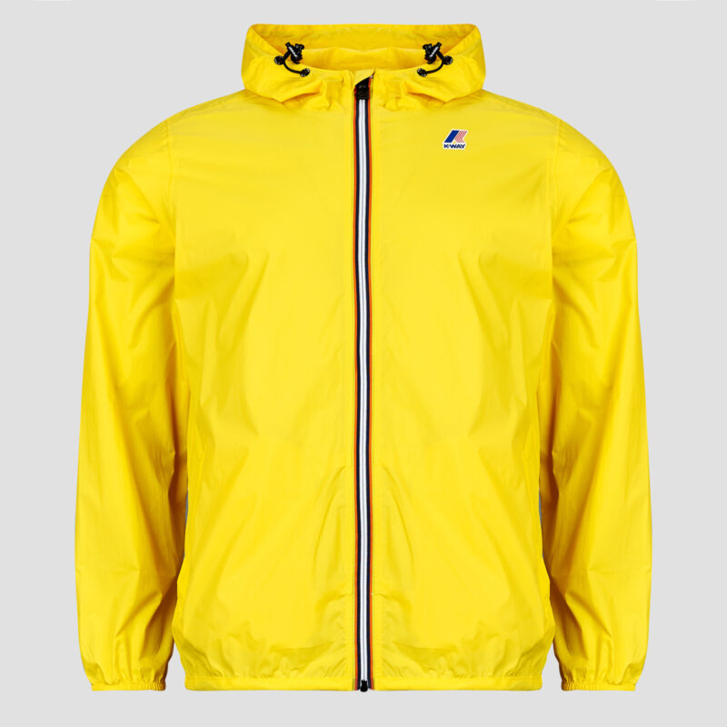 giacca a vento K-Way LE VRAI 4.0 CLAUDE 100% NYLON RECYCLED Giallo giacca a vento Donna - 1
