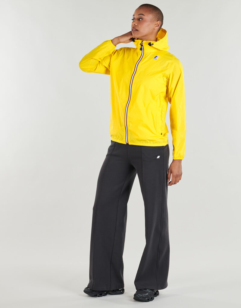 giacca a vento K-Way LE VRAI 4.0 CLAUDE 100% NYLON RECYCLED Giallo giacca a vento Donna - 4