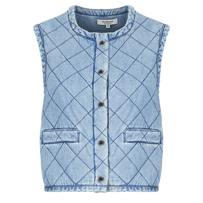 Giacca in jeans Morgan VQUIL Blu Giacche in jeans Donna - 1