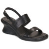 Camper LUSS Nero Sandali con tacco Donna