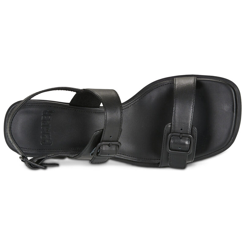 Camper Sandales &agrave; talons noires KOR0 pour femmes - Pointure 6