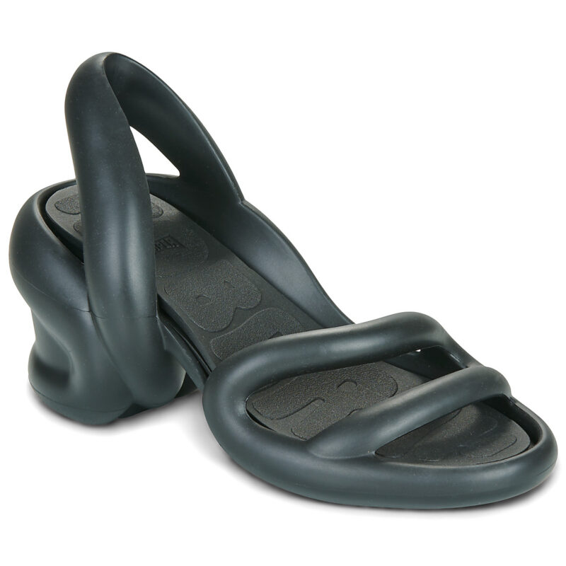 Camper Sandales &agrave; talons noires KBR0 pour femmes - Pointure 1