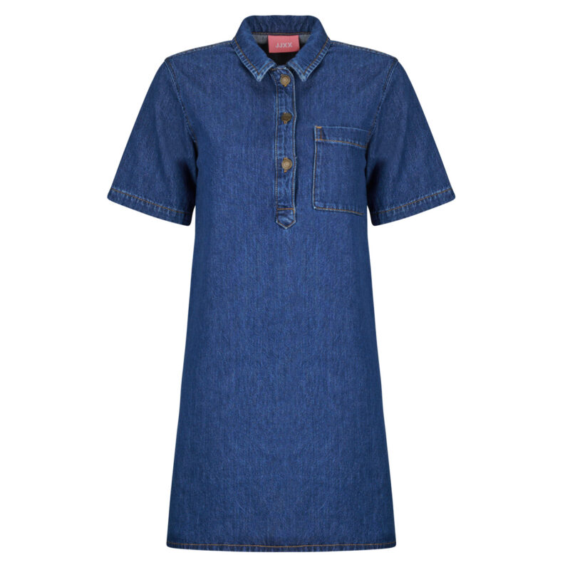 Robe courte bleue JJXX JXAMARA SILLE SS pour femme - 1
