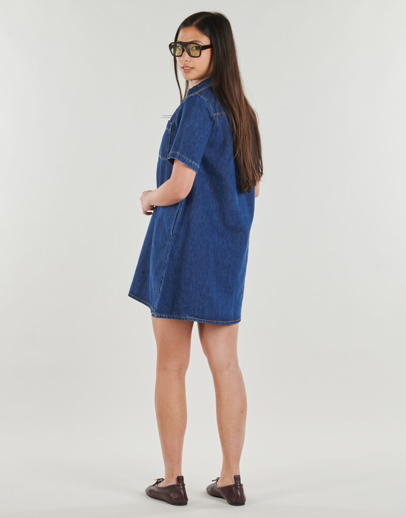 Robe courte bleue JJXX JXAMARA SILLE SS pour femme - 4
