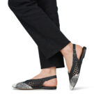 Bronx Amme-Line Nero Sandali bassi Donna - 8