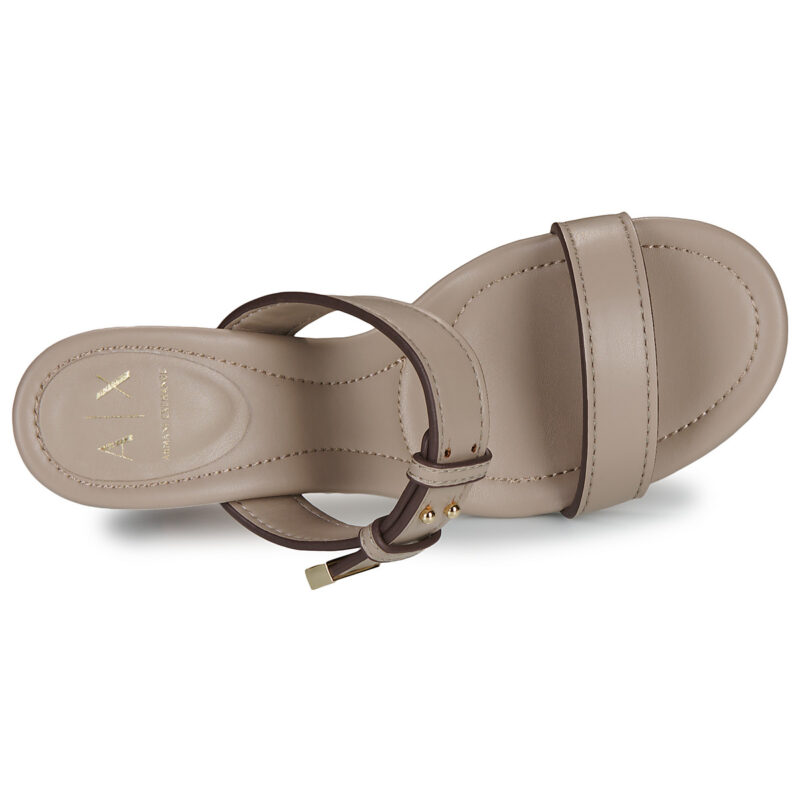 Armani Exchange XW002576 Beige Sandali con tacco Donna - 6