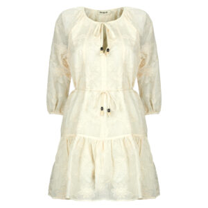 Abito corto Desigual SILVIBOHO Bianco Abiti corti Donna