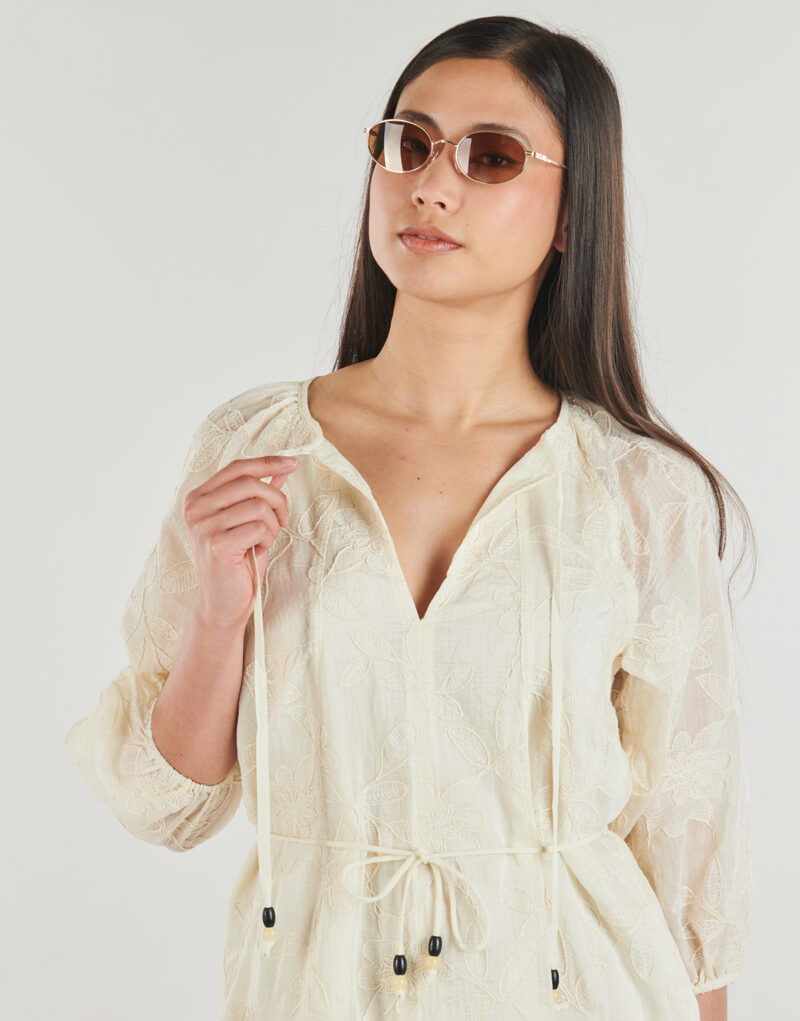Abito corto Desigual SILVIBOHO Bianco Abiti corti Donna - 5