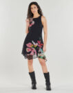 Abito corto Desigual NALA ASIMETRICO Nero Abiti corti Donna - 2
