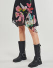 Abito corto Desigual NALA ASIMETRICO Nero Abiti corti Donna - 5