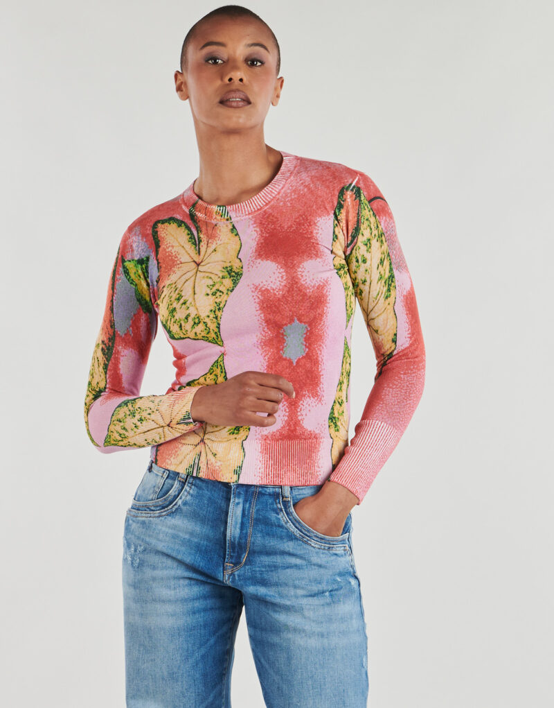 Pullover Desigual LEAF LACROIX Mehrfarbige Damenpullover - 2