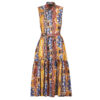 Robe Desigual BUGS LACROIX Multicolore Robes Longues Femme
