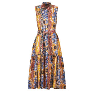 Abito Desigual BUGS LACROIX Multicolore Abiti Lunghi Donna