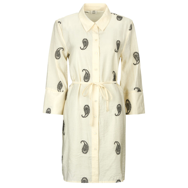 Kurzes Kleid JDY JDYTHEA 7/8 STICKEREI Beige Damen-Kurzkleider - 1