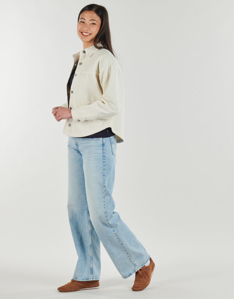 Giacca in jeans JDY JDYNOMA L/S SHACKET Beige Giacche in jeans Donna - 3