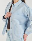 Giacca in jeans JDY JDYNOMA L/S SHACKET Blu Giacche in jeans Donna - 5