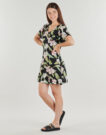 Roxy FRESH BREEZE MINI Black Short Dress Women's Short Dresses - 3