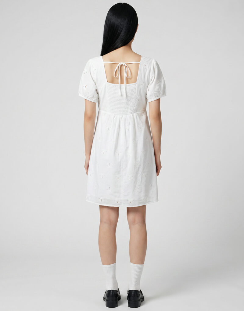 Abito corto Noisy May NMASHLEY Bianco Abiti corti Donna - 4