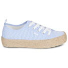 Only ONLIDA-1 LACE UP ESPADRILLE Bleu Baskets basses Femme - 2