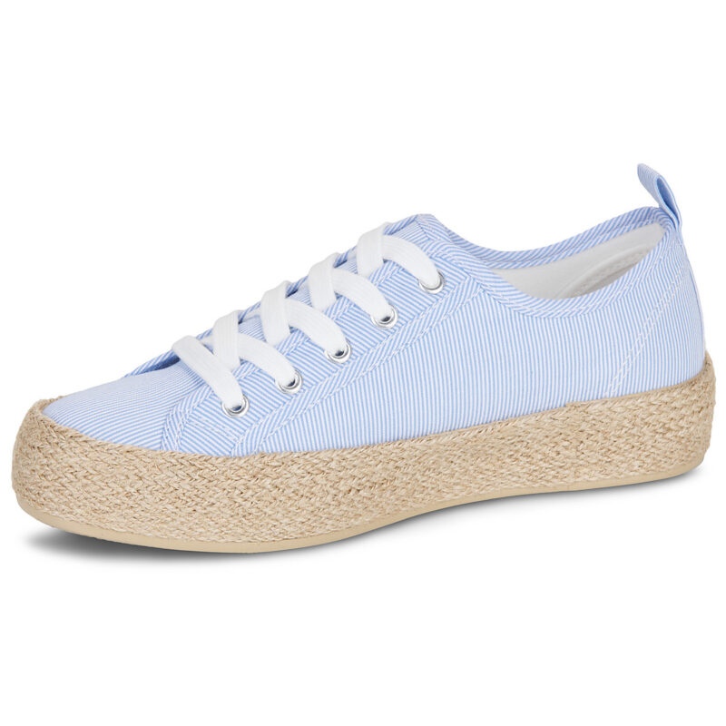 Only ONLIDA-1 LACE UP ESPADRILLE Bleu Baskets basses Femme - 4