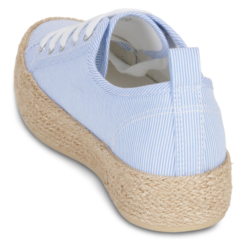 Only ONLIDA-1 LACE UP ESPADRILLE Bleu Baskets basses Femme - 5
