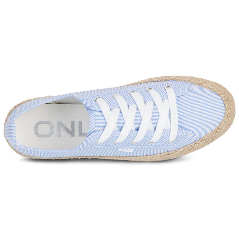 Only ONLIDA-1 LACE UP ESPADRILLE Bleu Baskets basses Femme - 6