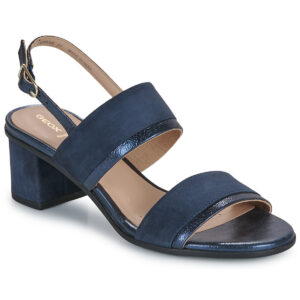 Geox  D AURELY 50  Blu -  Sandali con tacco  Donna