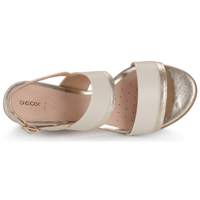 Geox D AURELY 50 Beige Sandali con tacco Donna - 6