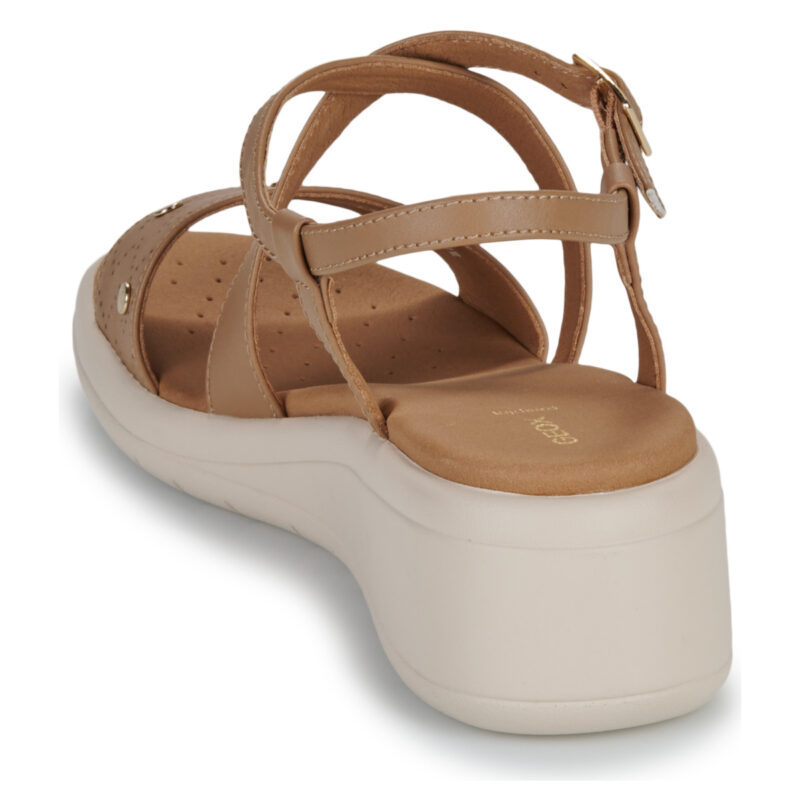 Geox D MELICONIA Beige Sandali con tacco Donna - 5